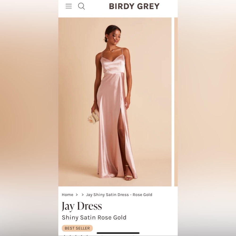 Birdy Grey Jay Dress, Rose Gold